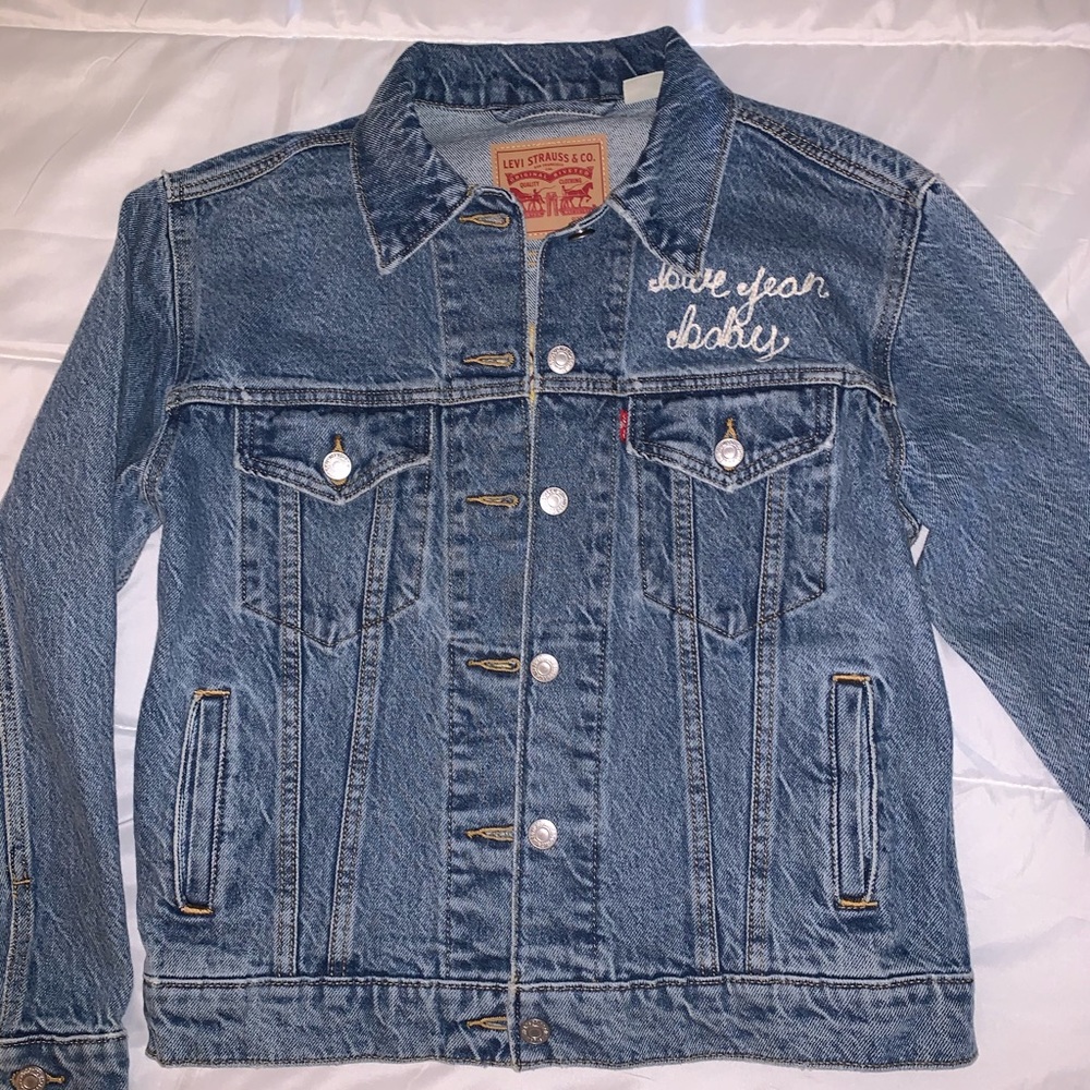 Custom-Embroidered Levi’s Jean Jacket